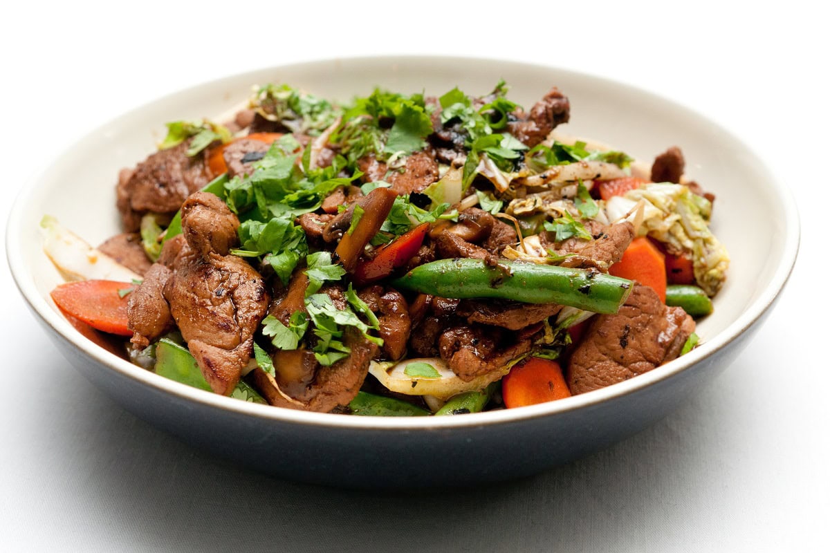 13 Dinner Recipes That Make Leftovers Taste Better Than Day One stir fried vegetables and diced pork tenderloin 2025 02 02 14 55 03 utc