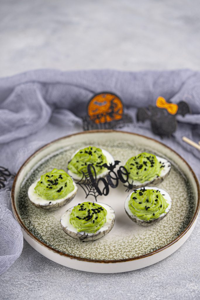 Halloween Deviled Eggs Recipe DSC04896