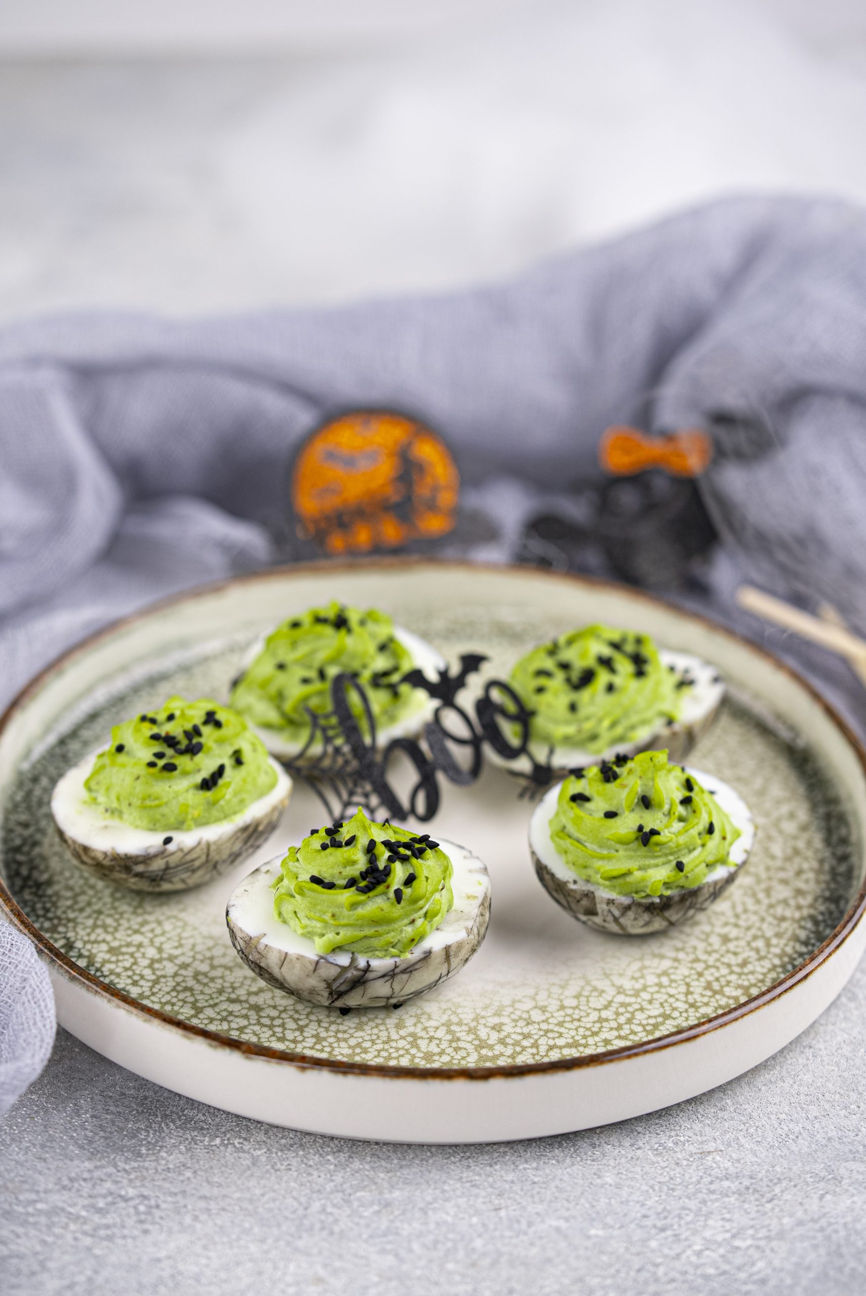 Halloween Deviled Eggs Recipe DSC04908 scaled
