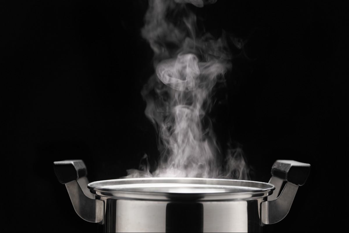 how to clean a burnt pot