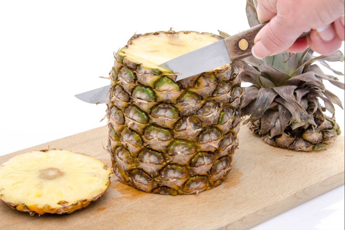 How To Cut A Pineapple Without Making A Mess how to cut a pineapple